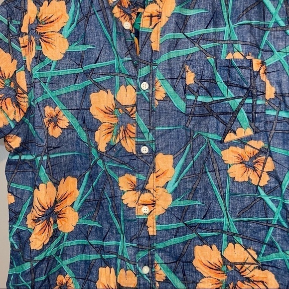 Urban pipeline Floral Short Sleeve Button Down Shirt - Picture 4 of 5